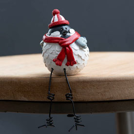 Winter Tweeting Bird Trio